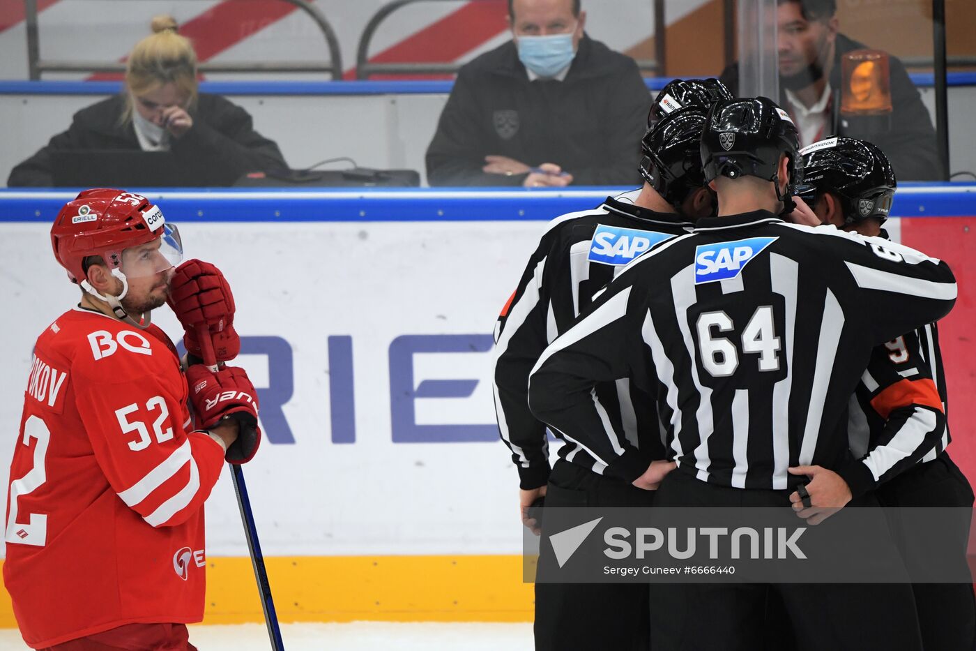 Russia Ice Hockey Kontinental League Spartak - Metallurg