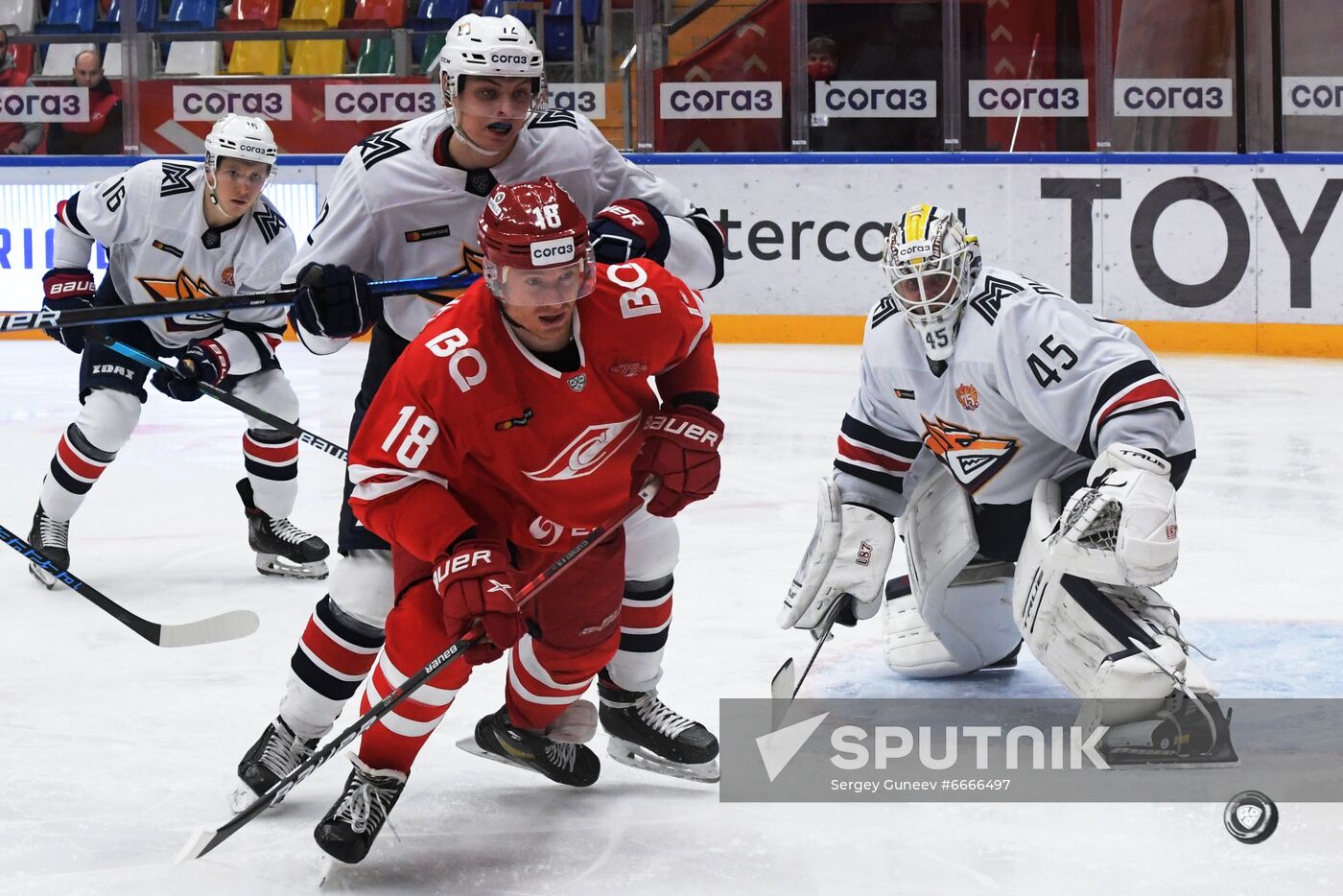 Russia Ice Hockey Kontinental League Spartak - Metallurg