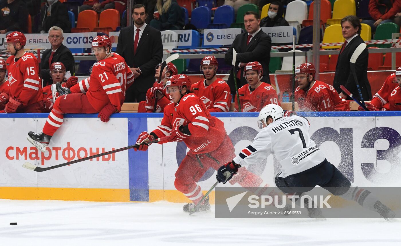 Russia Ice Hockey Kontinental League Spartak - Metallurg