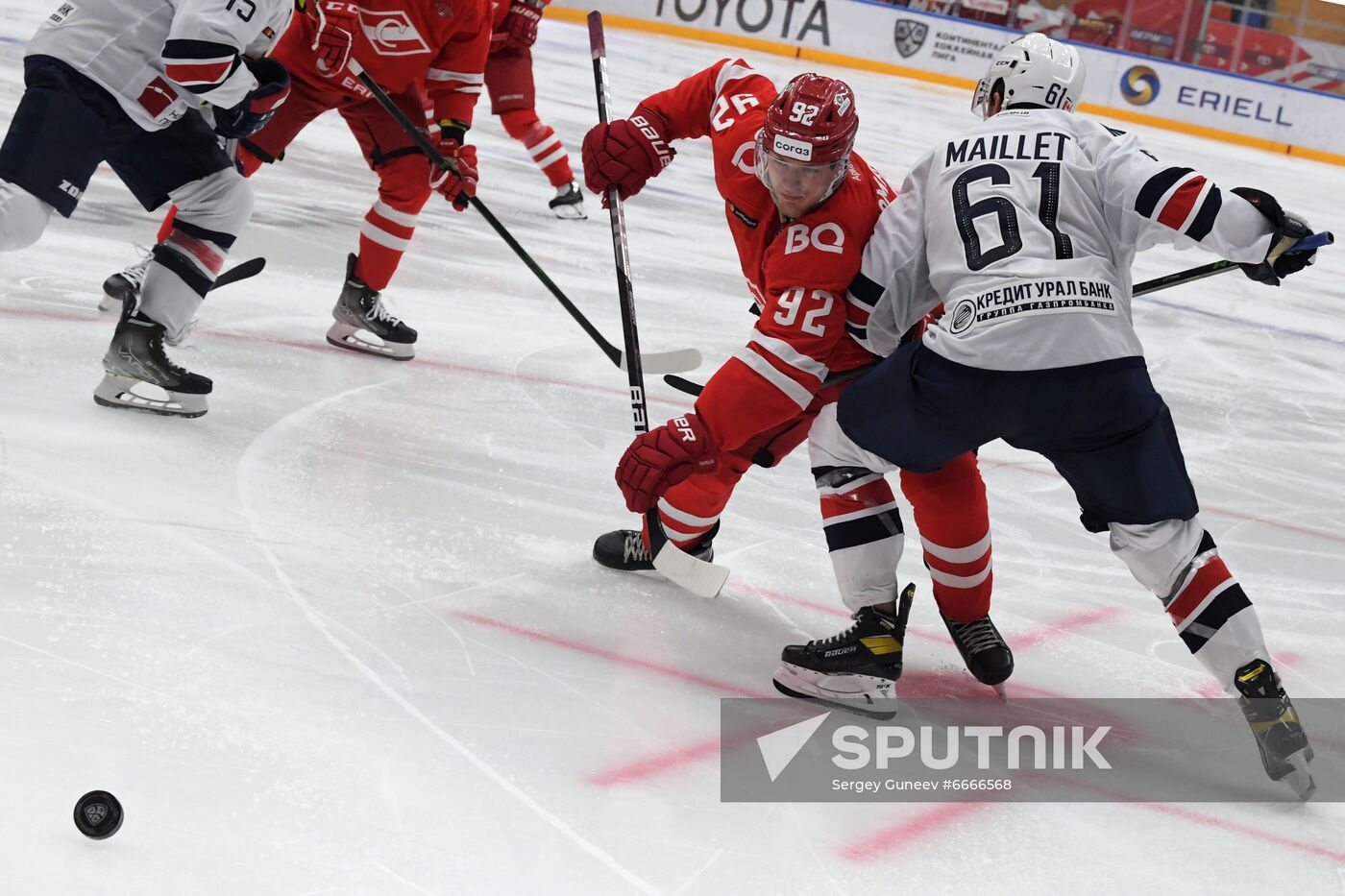 Russia Ice Hockey Kontinental League Spartak - Metallurg