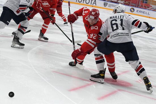 Russia Ice Hockey Kontinental League Spartak - Metallurg