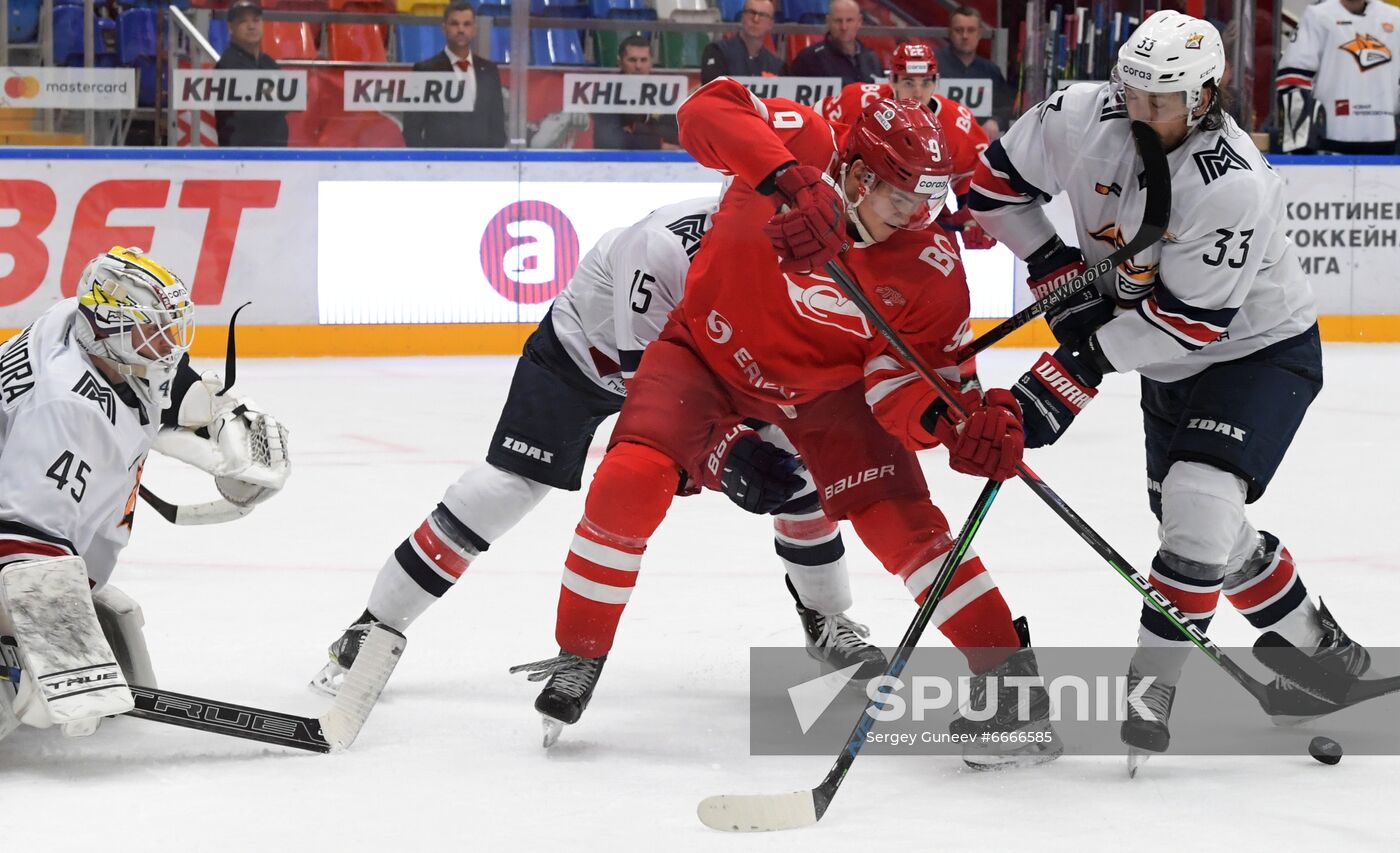 Russia Ice Hockey Kontinental League Spartak - Metallurg