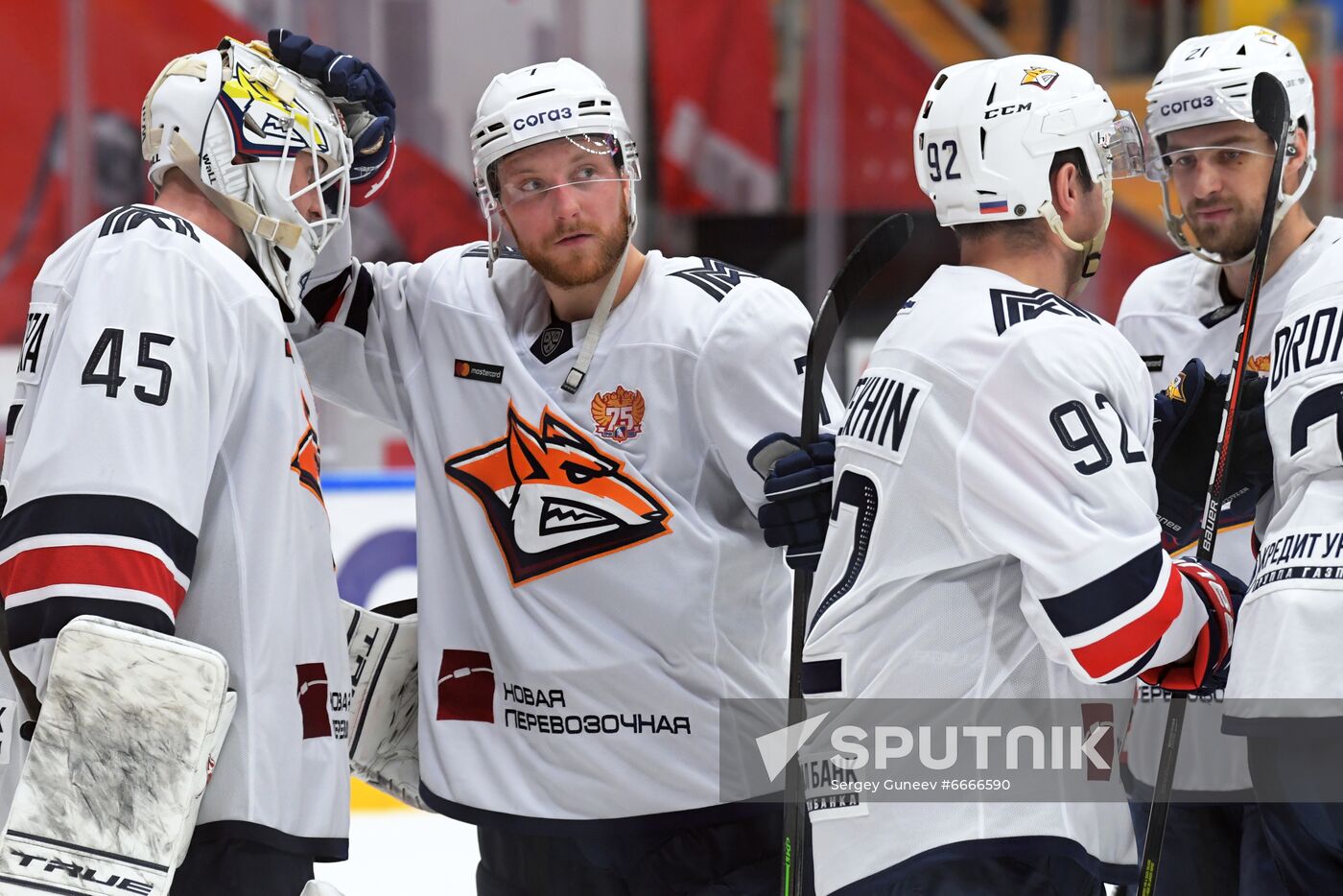 Russia Ice Hockey Kontinental League Spartak - Metallurg