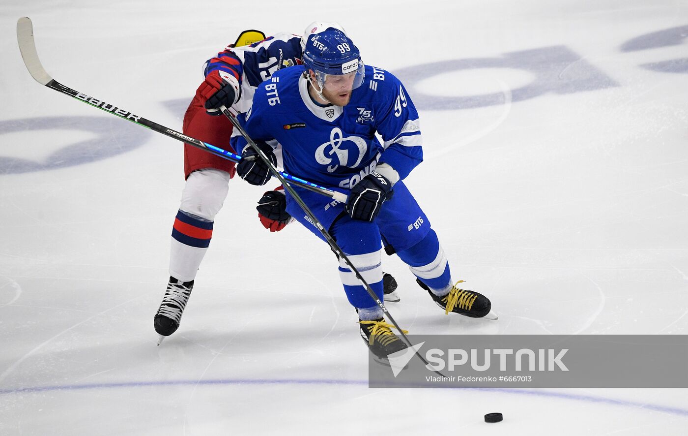 Russia Ice Hockey Kontinental League Dynamo - CSKA