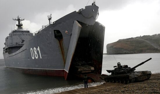 Russia Naval Drills