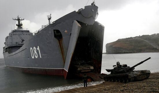 Russia Naval Drills
