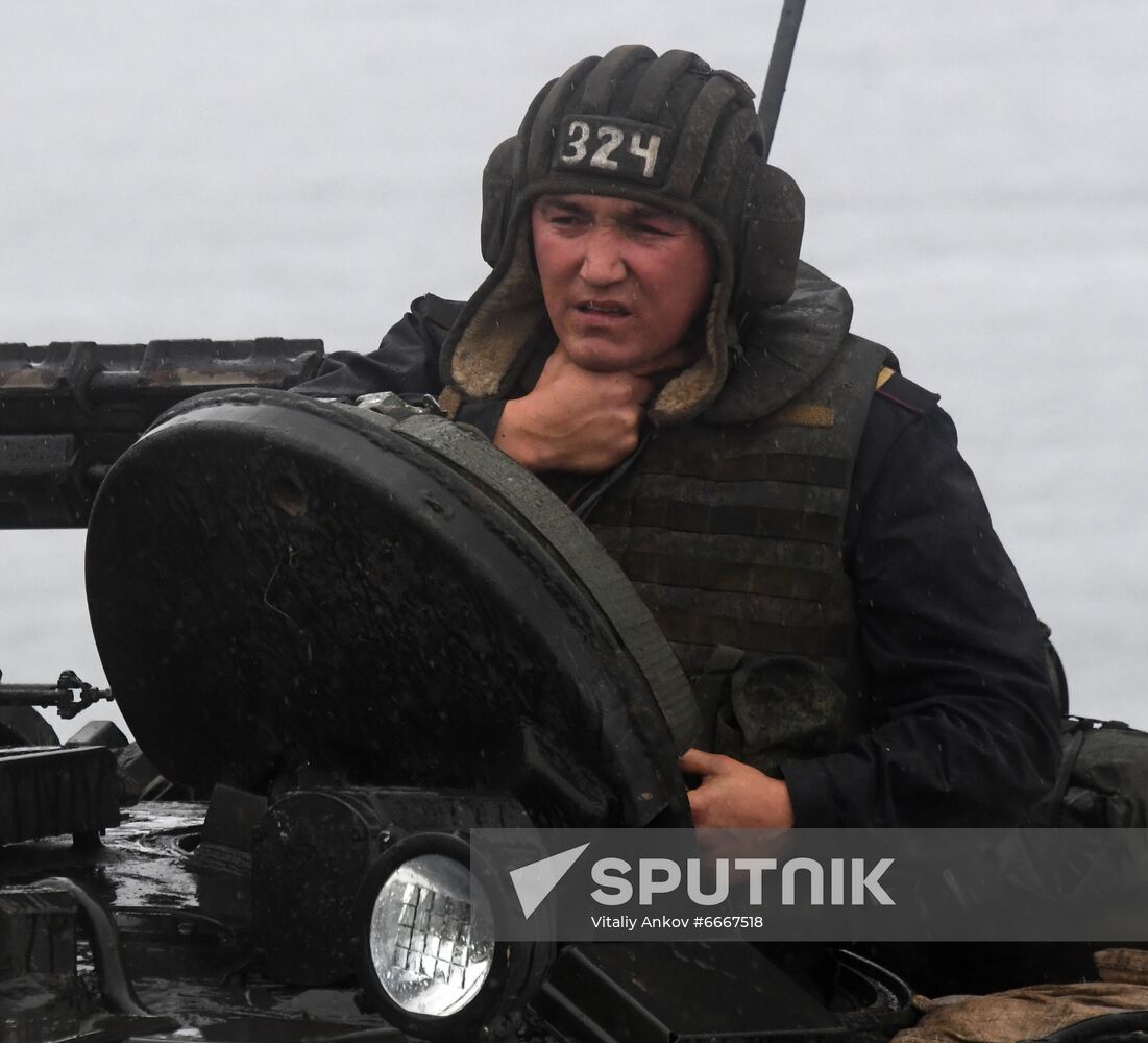 Russia Naval Drills