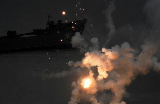 Russia Naval Drills