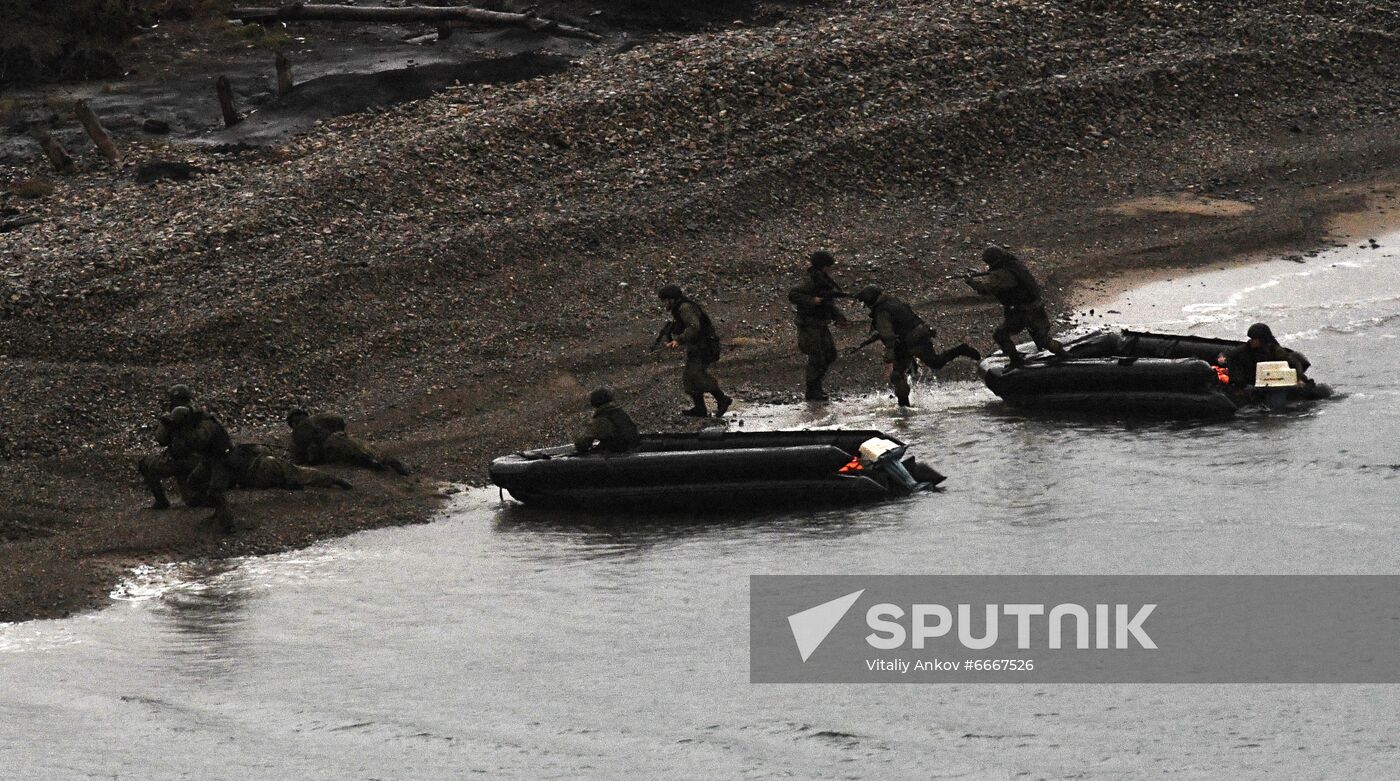 Russia Naval Drills