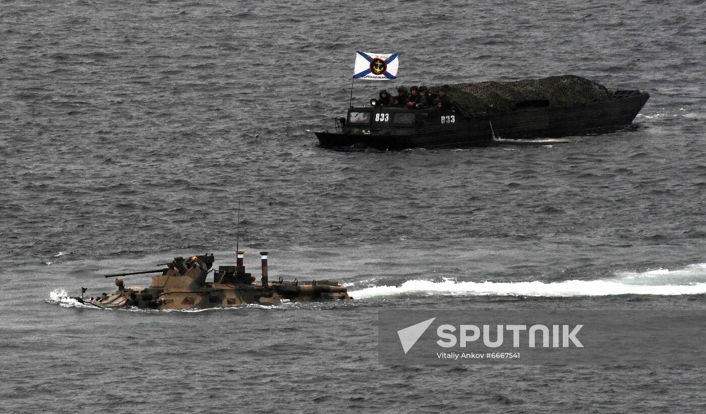 Russia Naval Drills