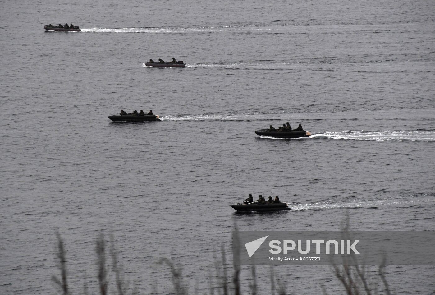 Russia Naval Drills