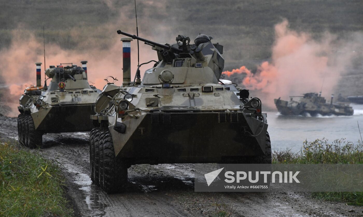 Russia Naval Drills
