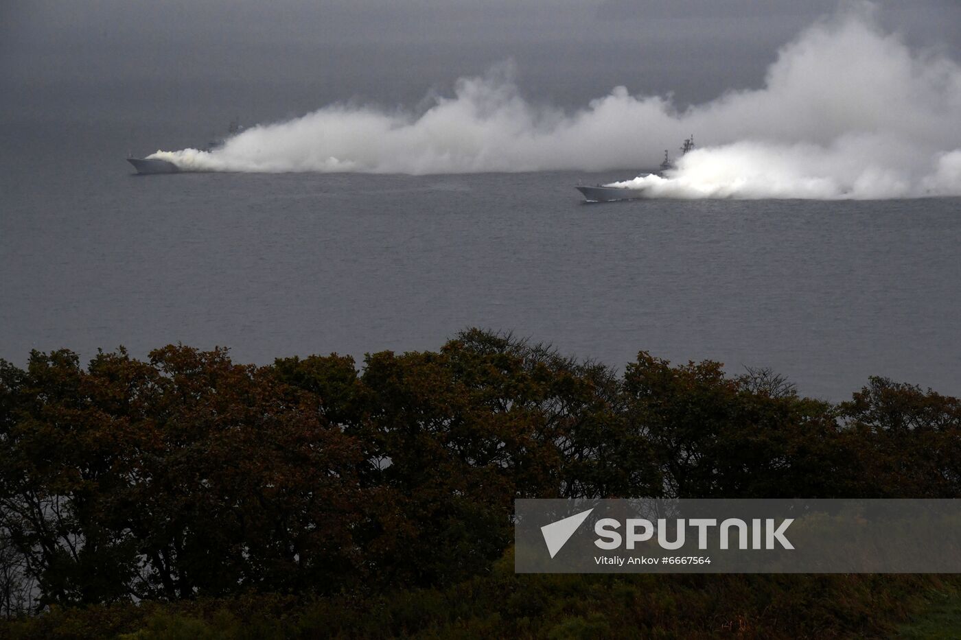 Russia Naval Drills