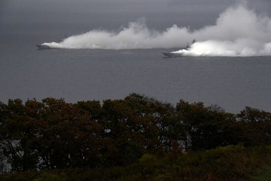 Russia Naval Drills