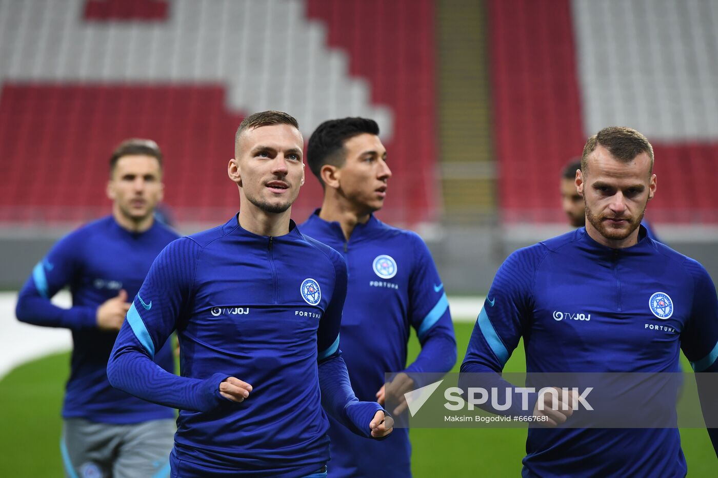 Russia Soccer 2022 World Cup Qualifiers Slovakia Training