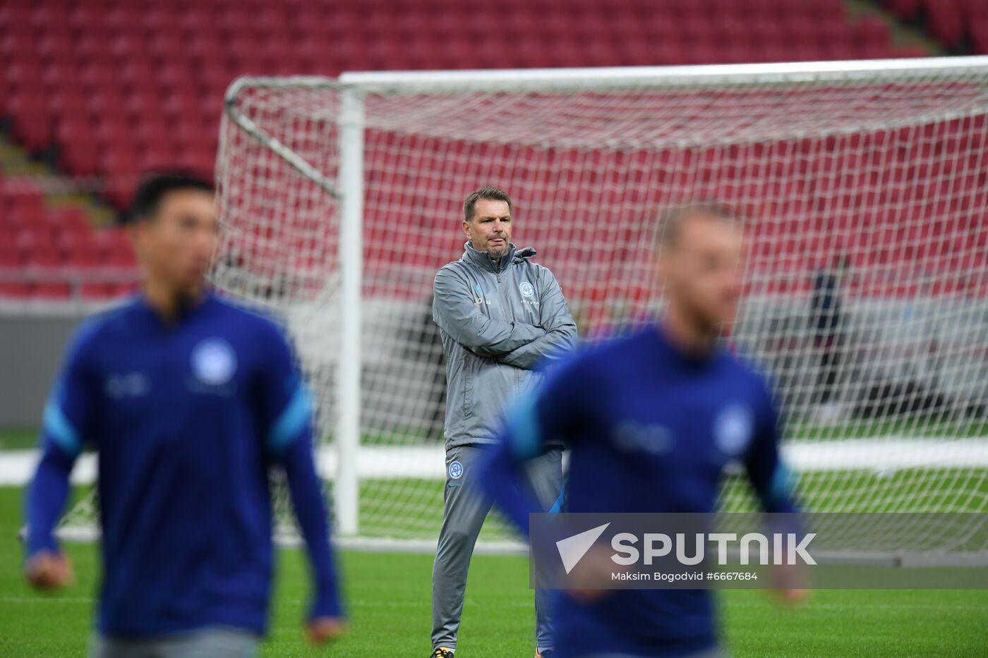 Russia Soccer 2022 World Cup Qualifiers Slovakia Training