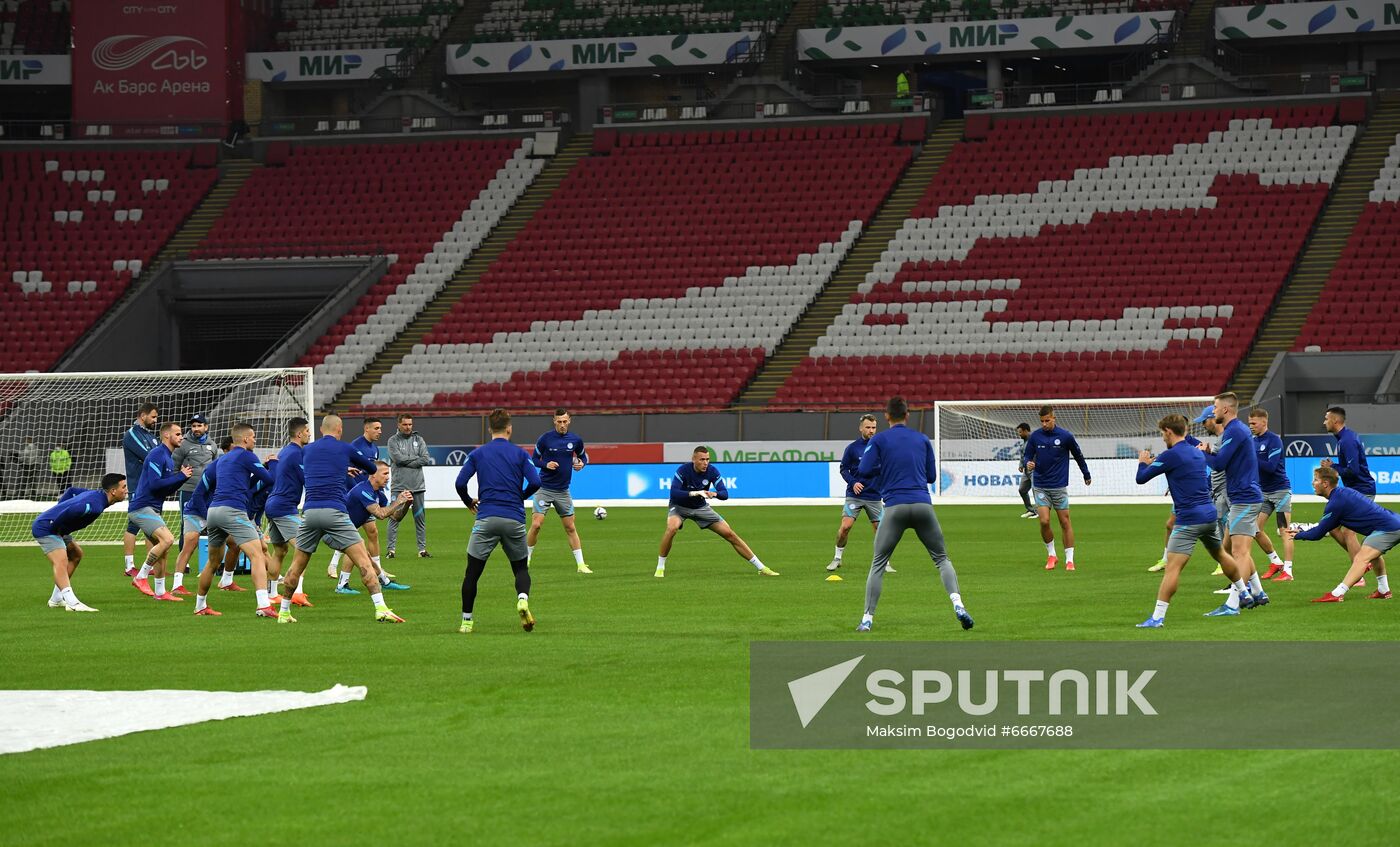 Russia Soccer 2022 World Cup Qualifiers Slovakia Training