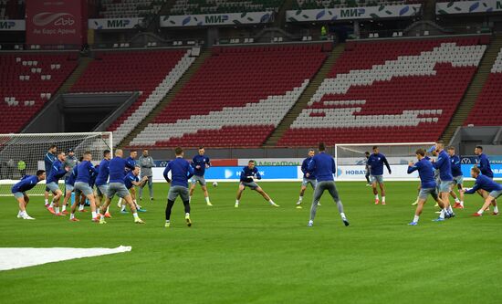 Russia Soccer 2022 World Cup Qualifiers Slovakia Training