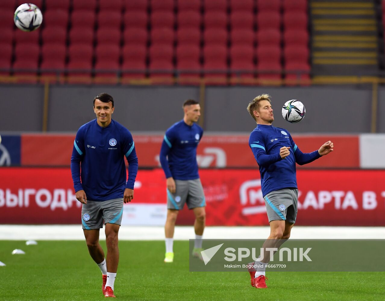 Russia Soccer 2022 World Cup Qualifiers Slovakia Training