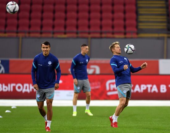 Russia Soccer 2022 World Cup Qualifiers Slovakia Training