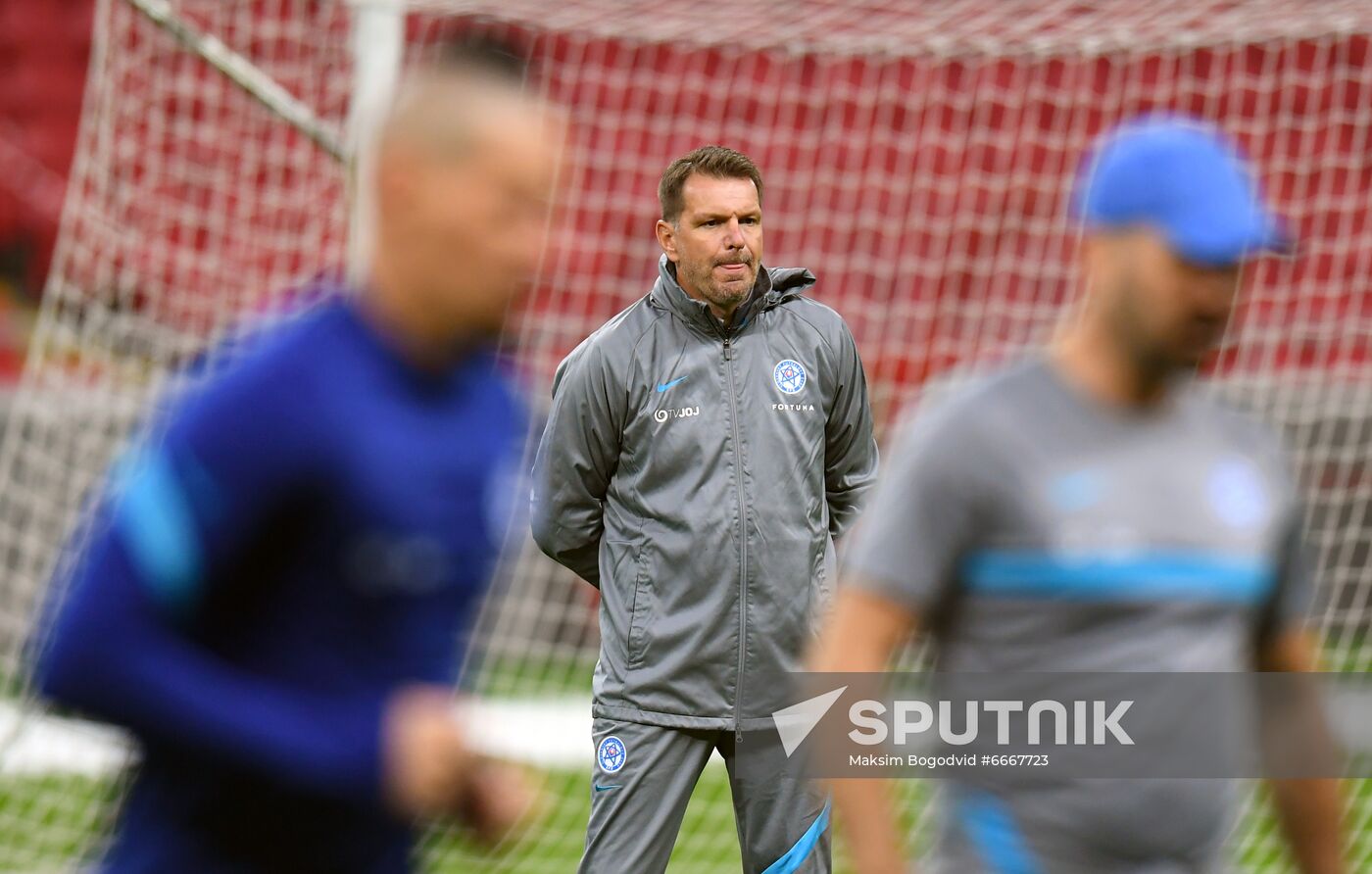 Russia Soccer 2022 World Cup Qualifiers Slovakia Training