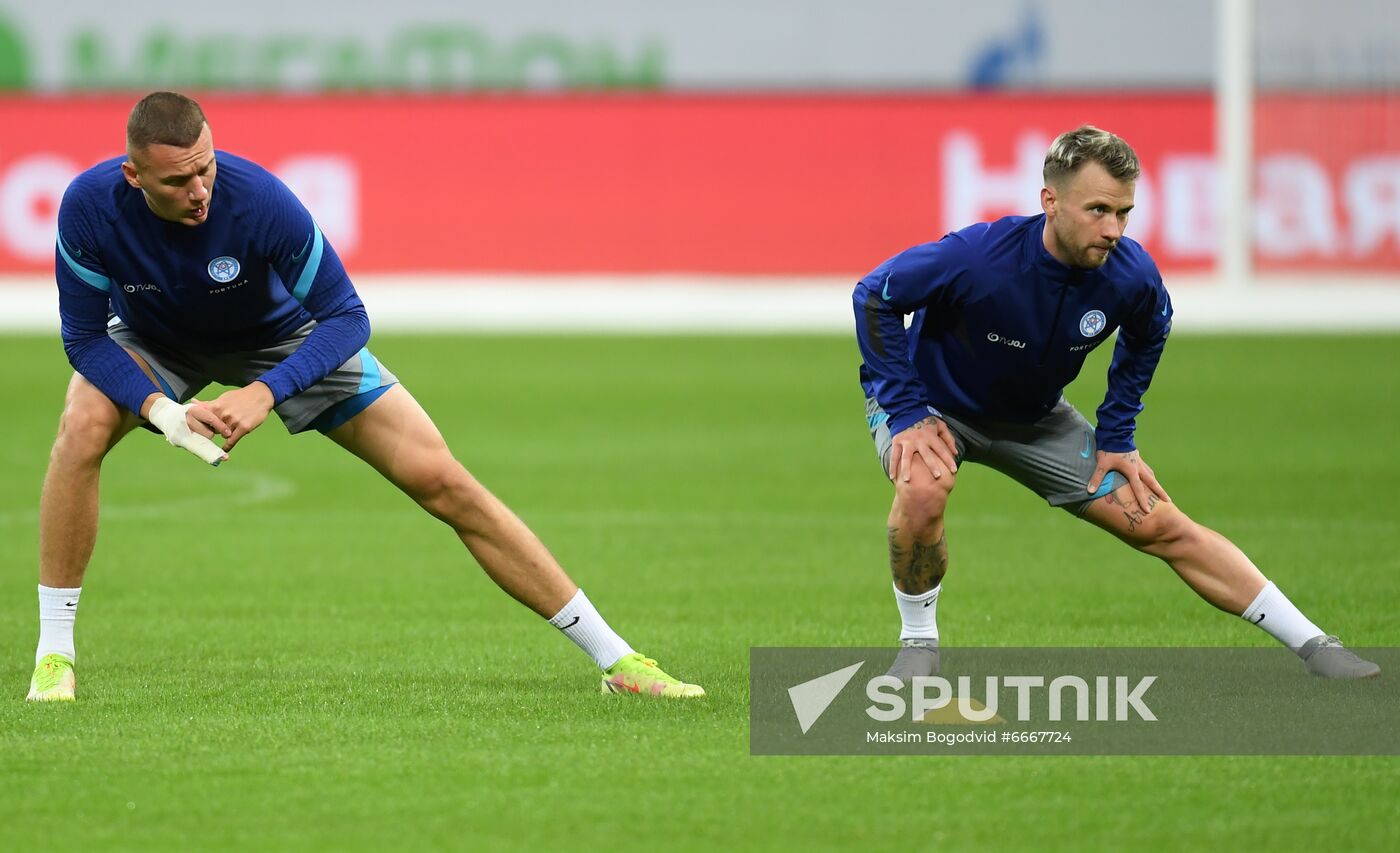 Russia Soccer 2022 World Cup Qualifiers Slovakia Training