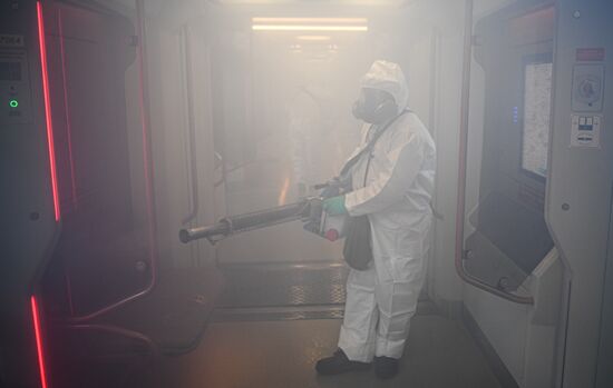 Russia Coronavirus Disinfection