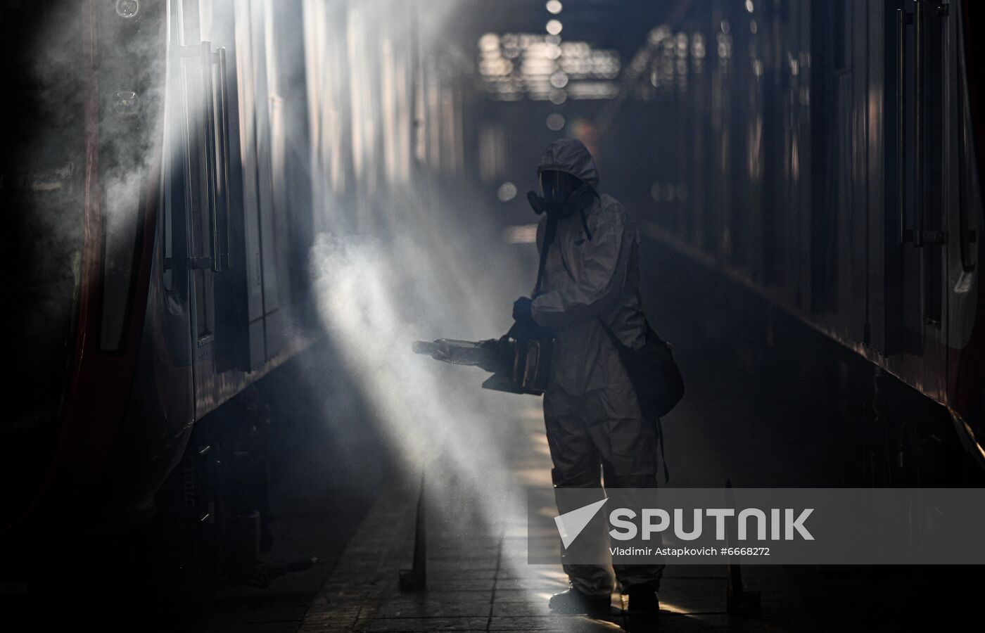 Russia Coronavirus Disinfection