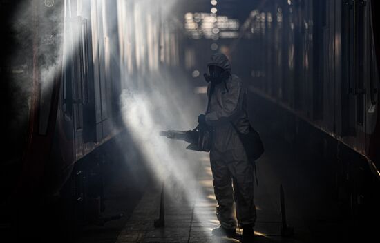 Russia Coronavirus Disinfection