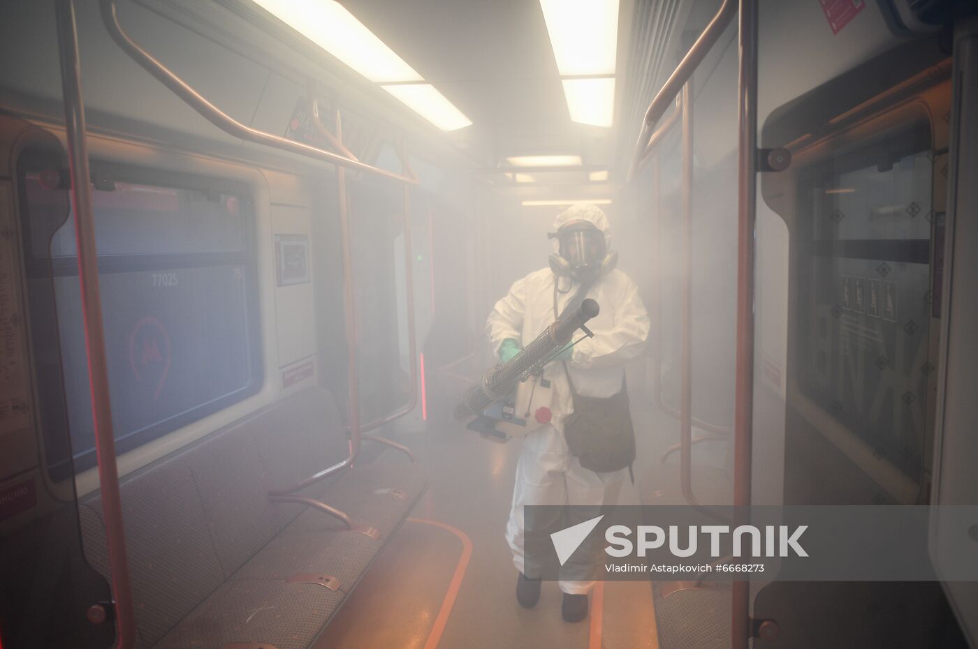 Russia Coronavirus Disinfection