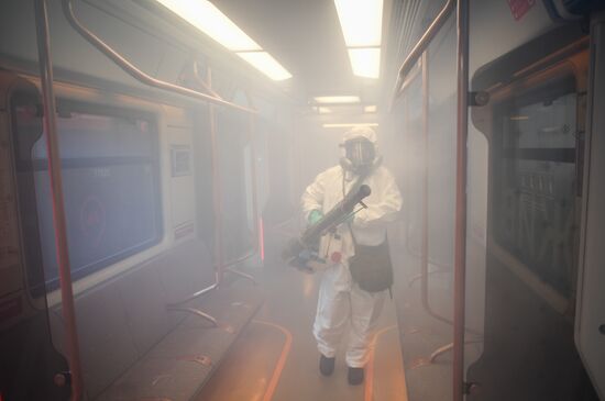 Russia Coronavirus Disinfection