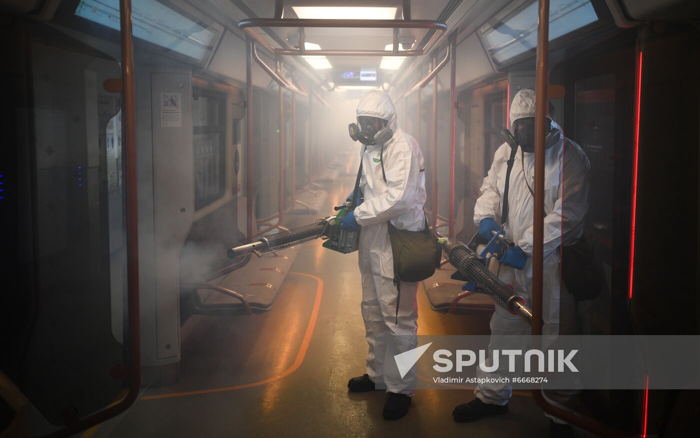 Russia Coronavirus Disinfection