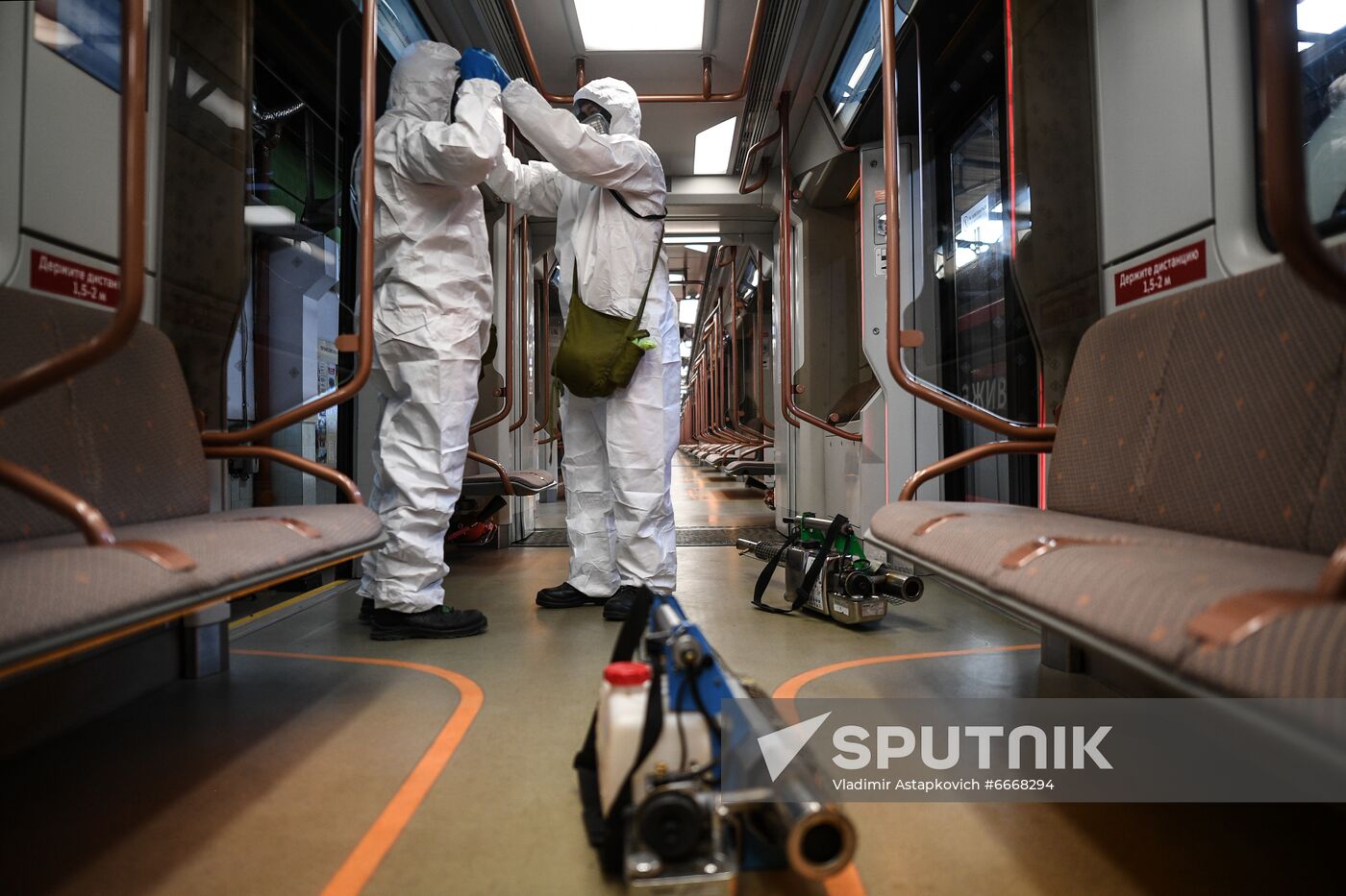 Russia Coronavirus Disinfection