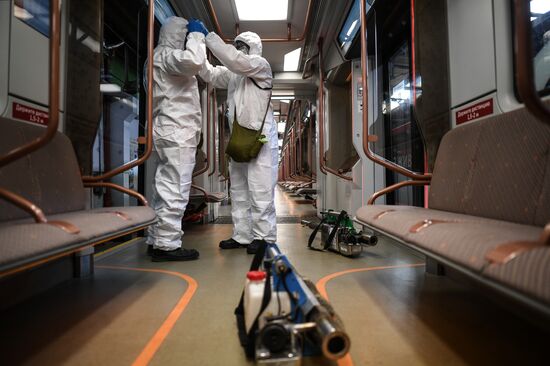 Russia Coronavirus Disinfection