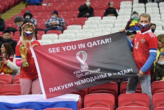 Russia Soccer 2022 World Cup Qualifiers Russia - Slovakia