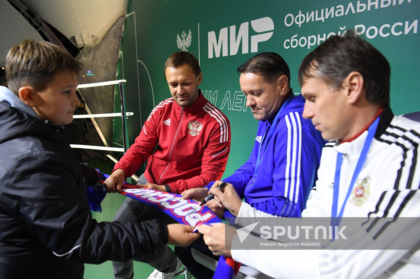 Russia Soccer 2022 World Cup Qualifiers Russia - Slovakia