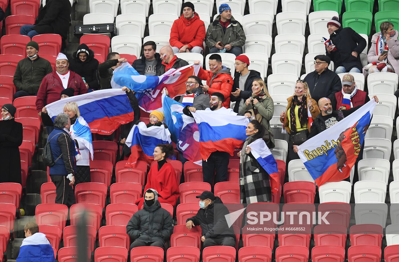 Russia Soccer 2022 World Cup Qualifiers Russia - Slovakia