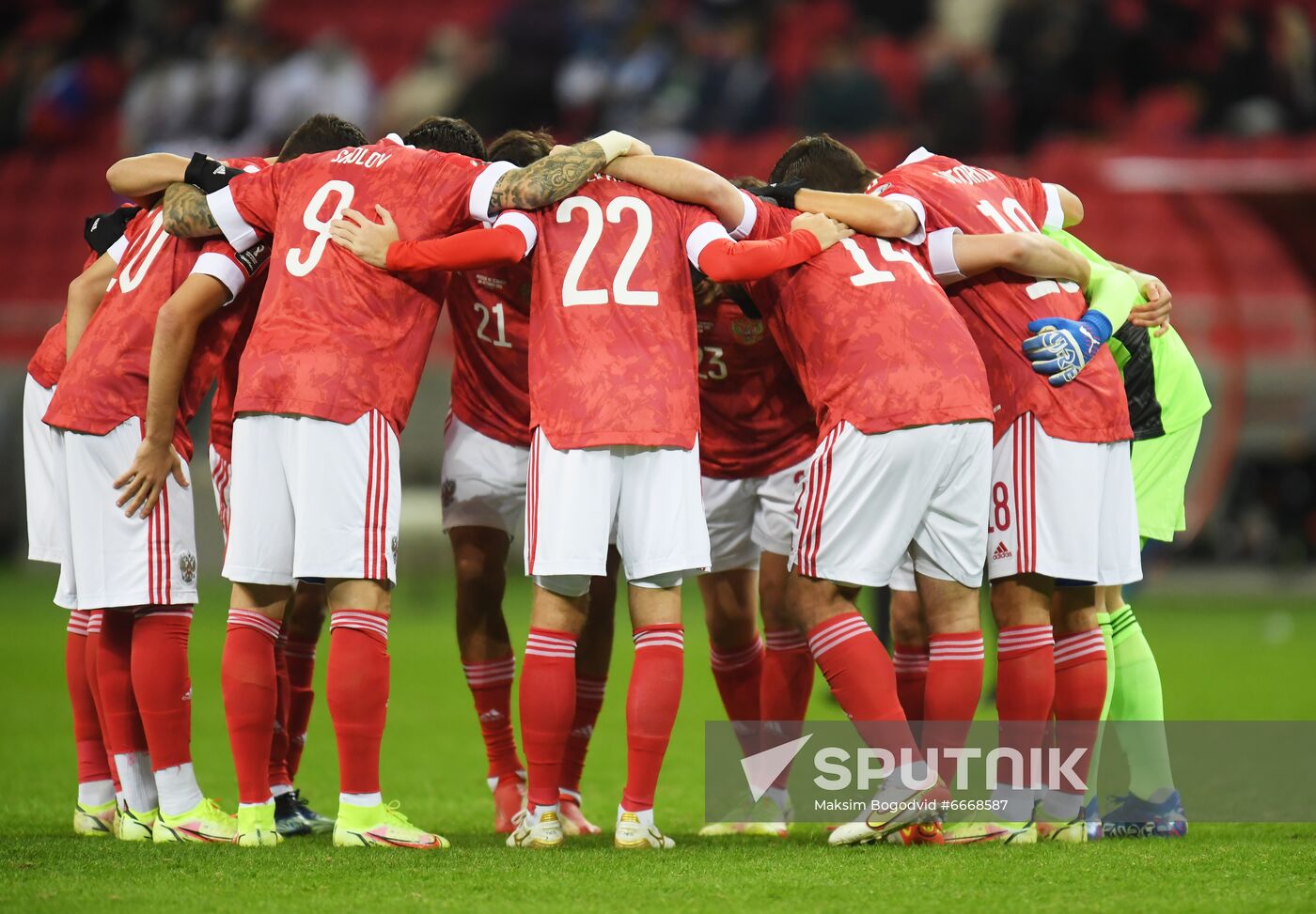 Russia Soccer 2022 World Cup Qualifiers Russia - Slovakia