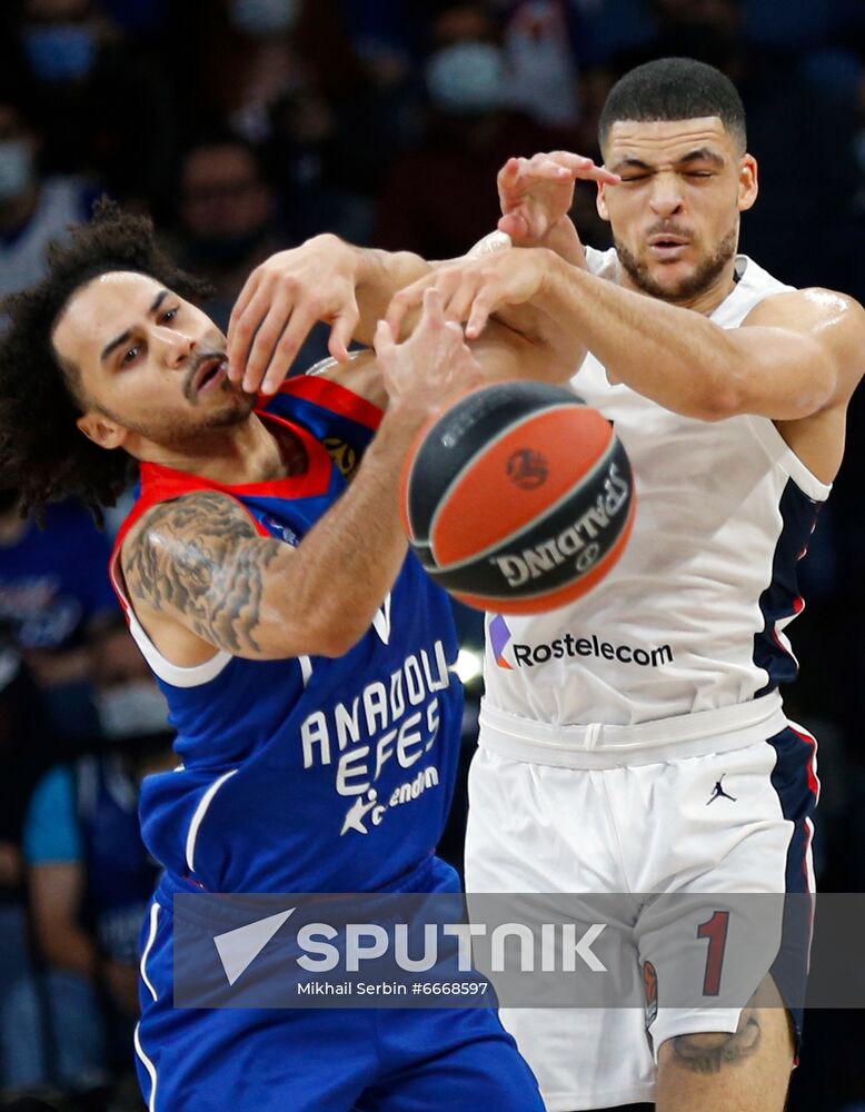 Russia Basketball Euroleague Anadolu Efes - CSKA