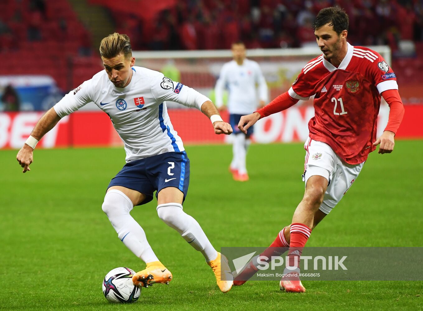 Russia Soccer 2022 World Cup Qualifiers Russia - Slovakia