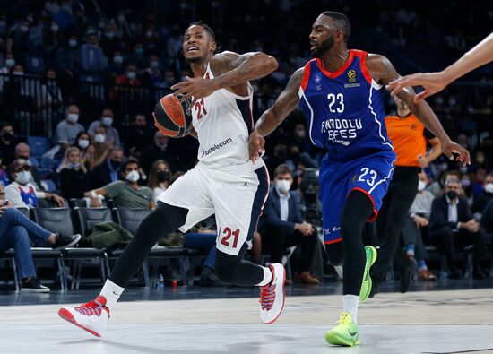 Russia Basketball Euroleague Anadolu Efes - CSKA