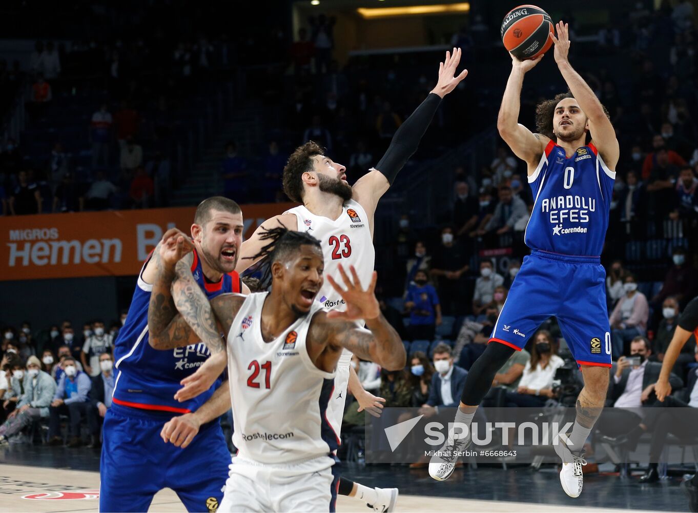 Russia Basketball Euroleague Anadolu Efes - CSKA