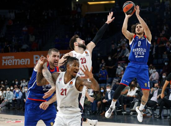 Russia Basketball Euroleague Anadolu Efes - CSKA