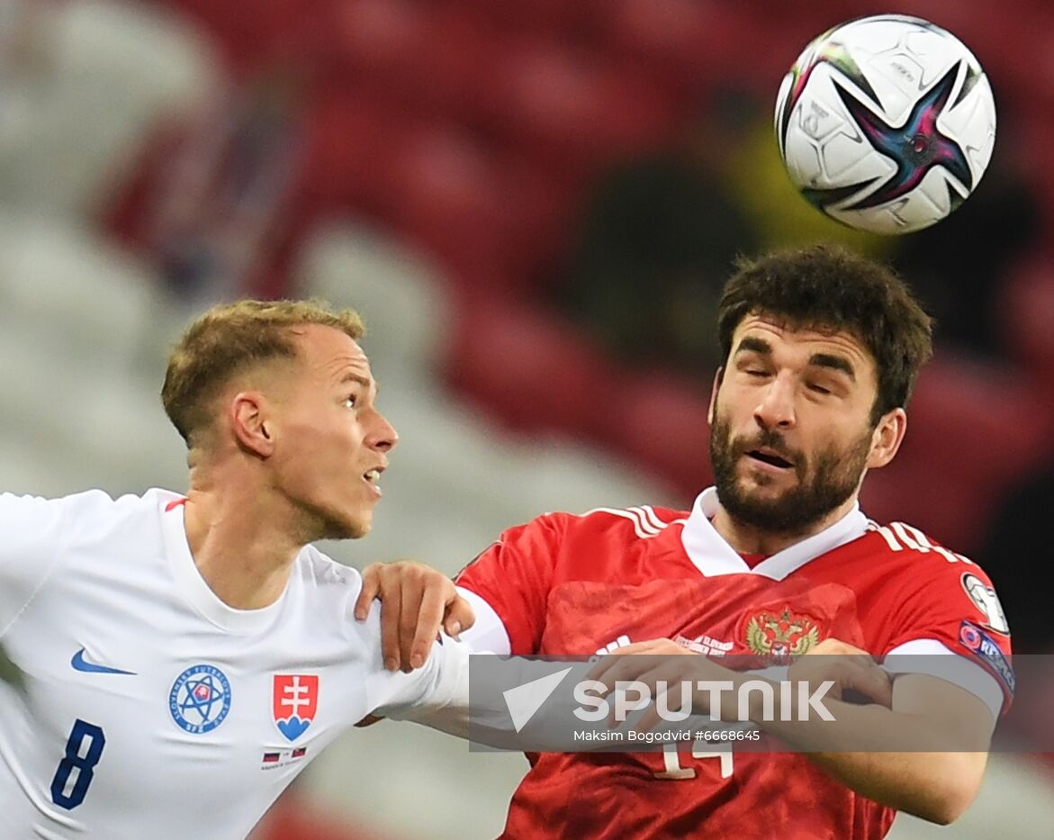 Russia Soccer 2022 World Cup Qualifiers Russia - Slovakia