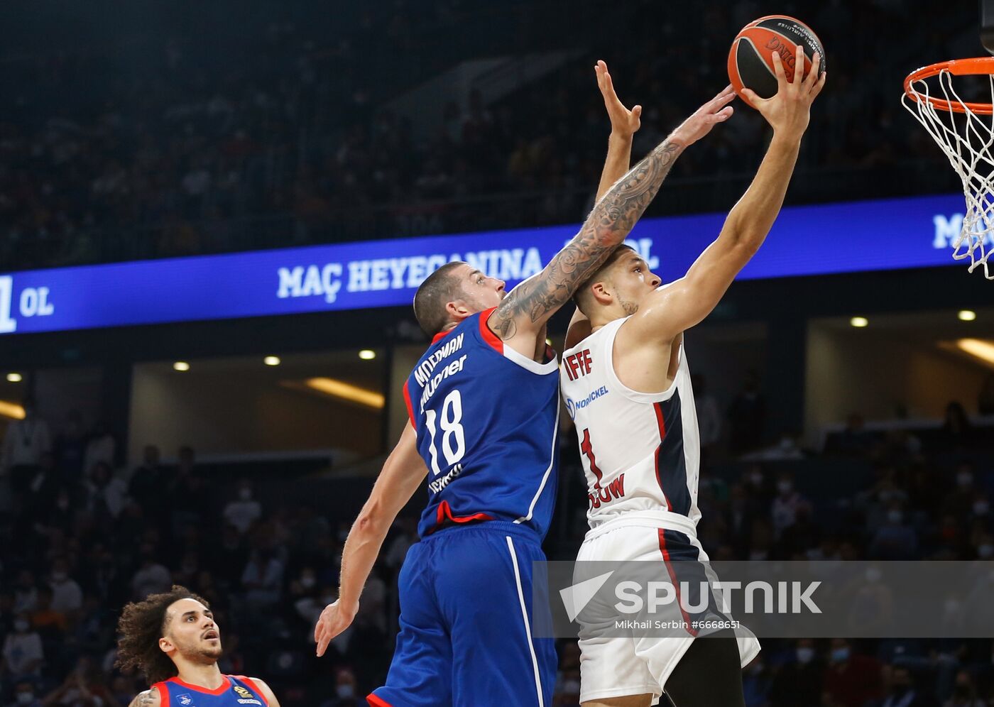 Russia Basketball Euroleague Anadolu Efes - CSKA