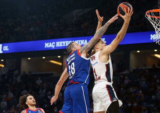 Russia Basketball Euroleague Anadolu Efes - CSKA