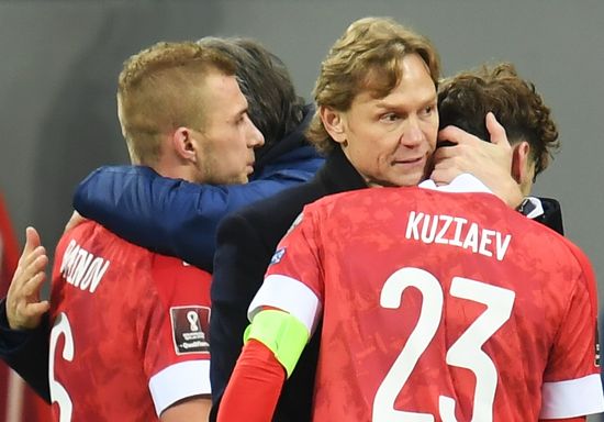 Russia Soccer 2022 World Cup Qualifiers Russia - Slovakia