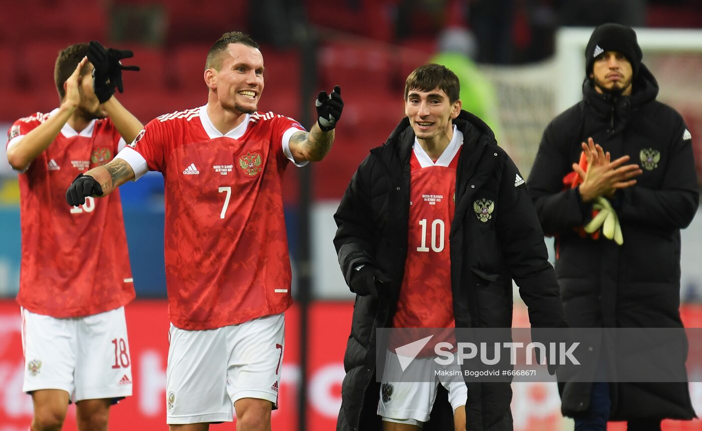 Russia Soccer 2022 World Cup Qualifiers Russia - Slovakia