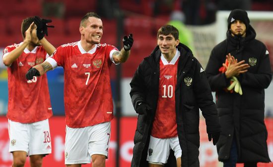Russia Soccer 2022 World Cup Qualifiers Russia - Slovakia