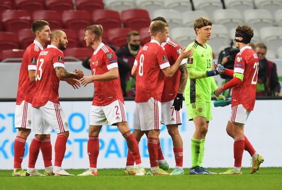 Russia Soccer 2022 World Cup Qualifiers Russia - Slovakia